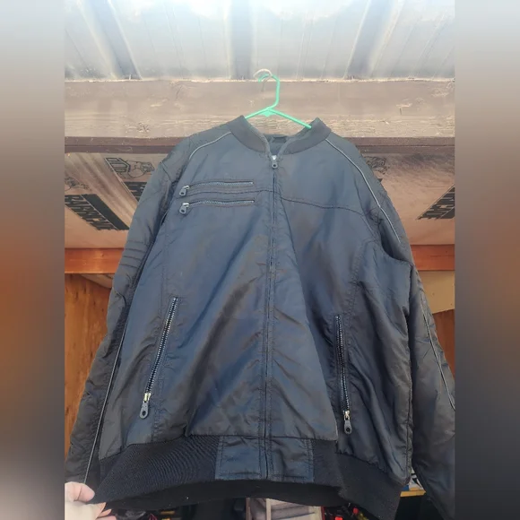 Harley-Davidson Black Jacket with Eagle Emblem Size Large